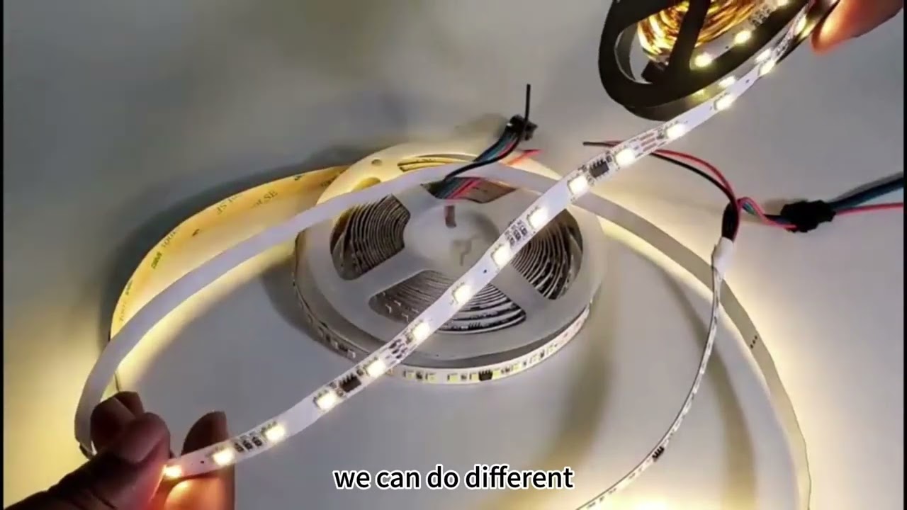 DC24V WS2811 and DMX512 pure white addressable white color led strip