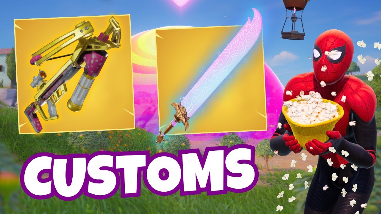 Fortnite Customs with Fans LIVE - Kpop Demon Hunters Weapons ONLY!