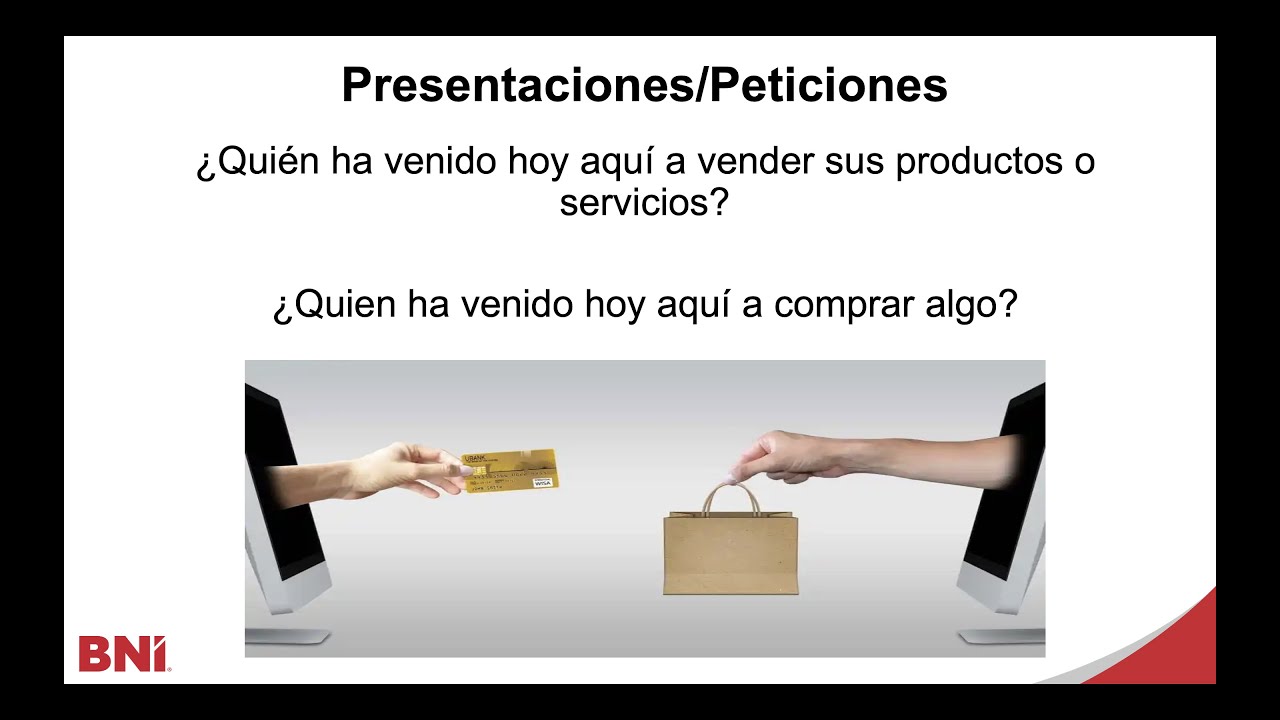 BNI Formación Presentaciones Semanales