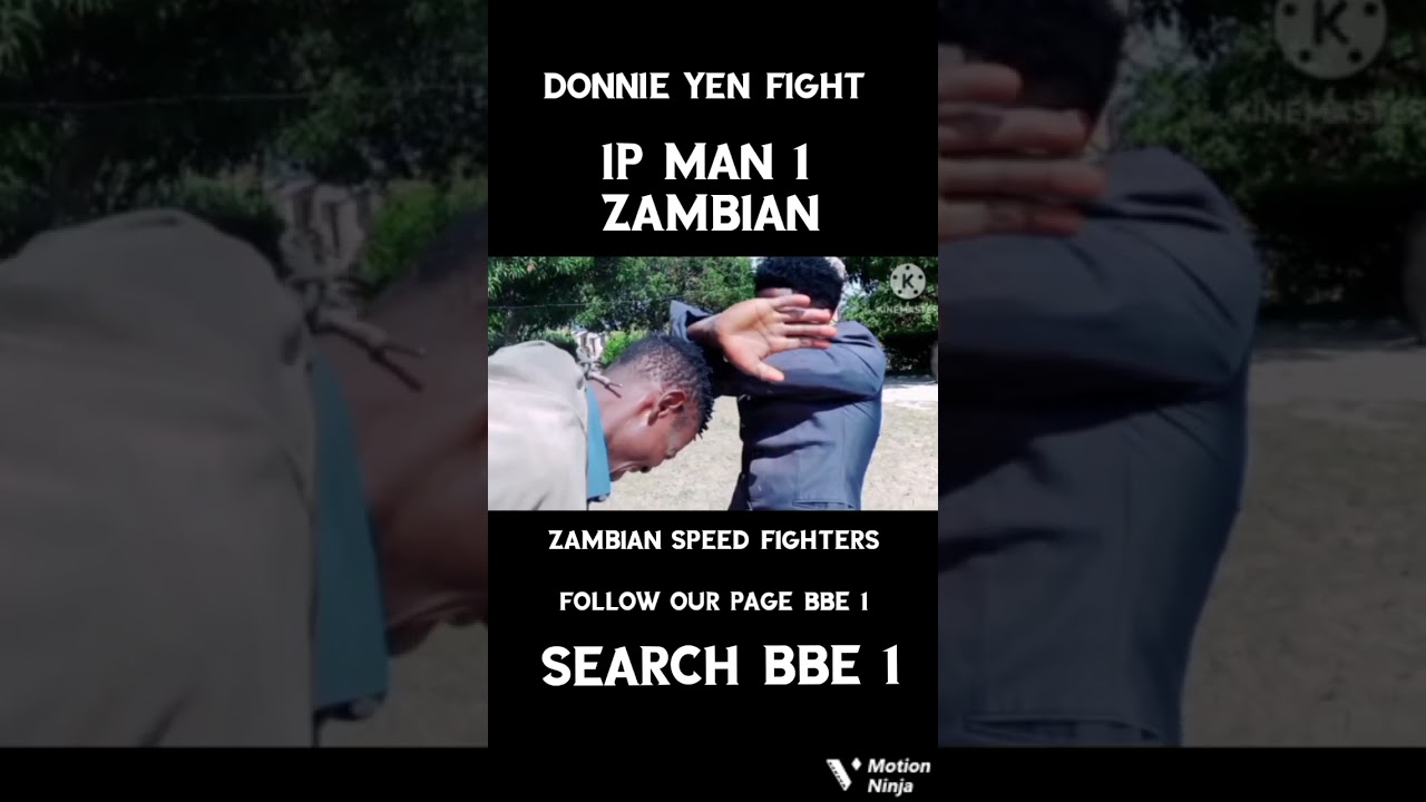 IP man fight (scene) done by zambian