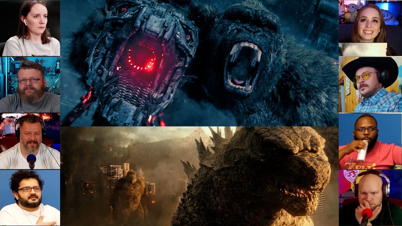 King Kong & Godzilla vs Mecha Godzilla | Reaction Mashup | #kingkongvsgodzilla