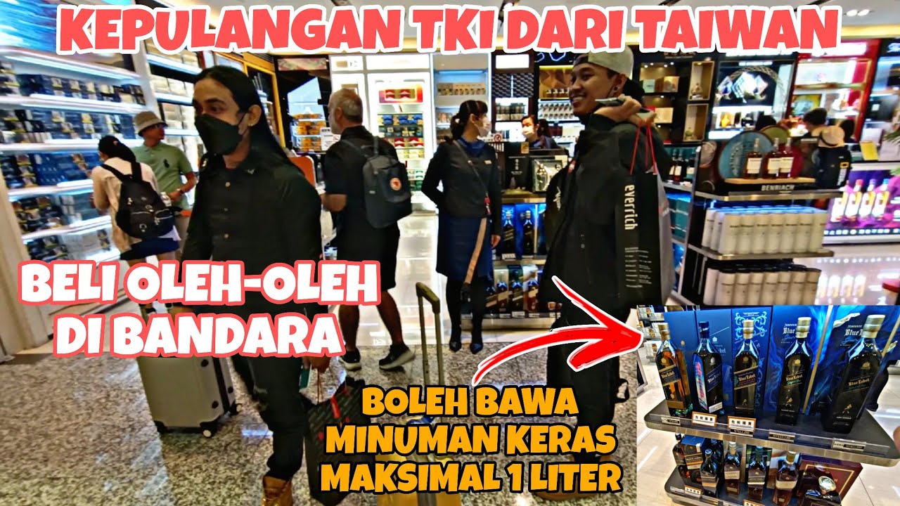 KEPULANGAN TKI DARI TAIWAN!! PERJALANAN MENUJU PESAWAT CHINA AIRLINES