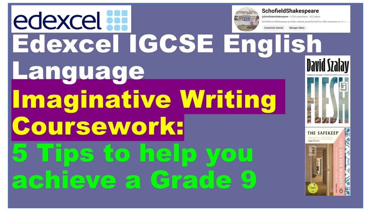 Выполнение заданий по курсу «Художественное письмо» (Edexcel IGCSE English Language) на уровне 9 ...