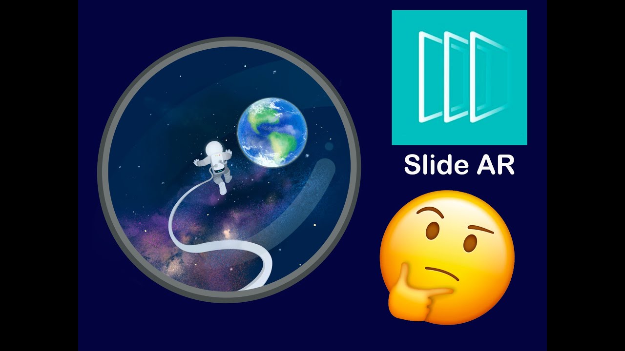 How to create AR illustration using Slide app SPACE & ASTRONAUT