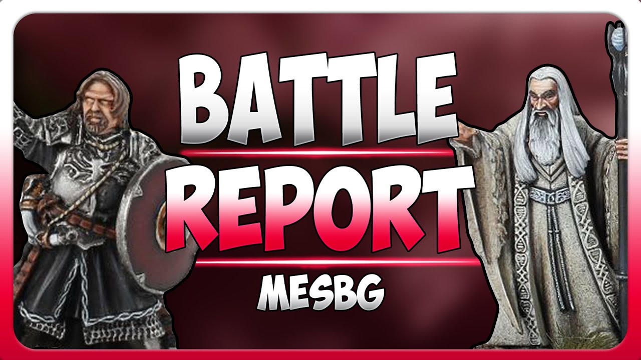 White HAND vs White CITY! 600pt MESBG Battle Report | Middle Earth Strategy Battle Game
