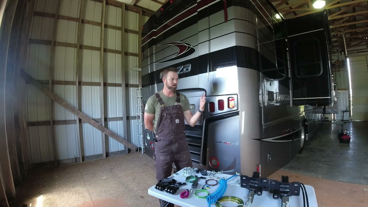 How To Install A Blue Ox Hitch On A Class A RV