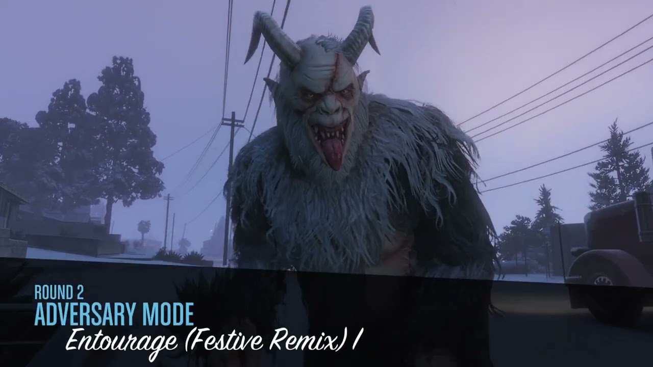 Entourage (Festive Remix) I GTA5 Online gameplay