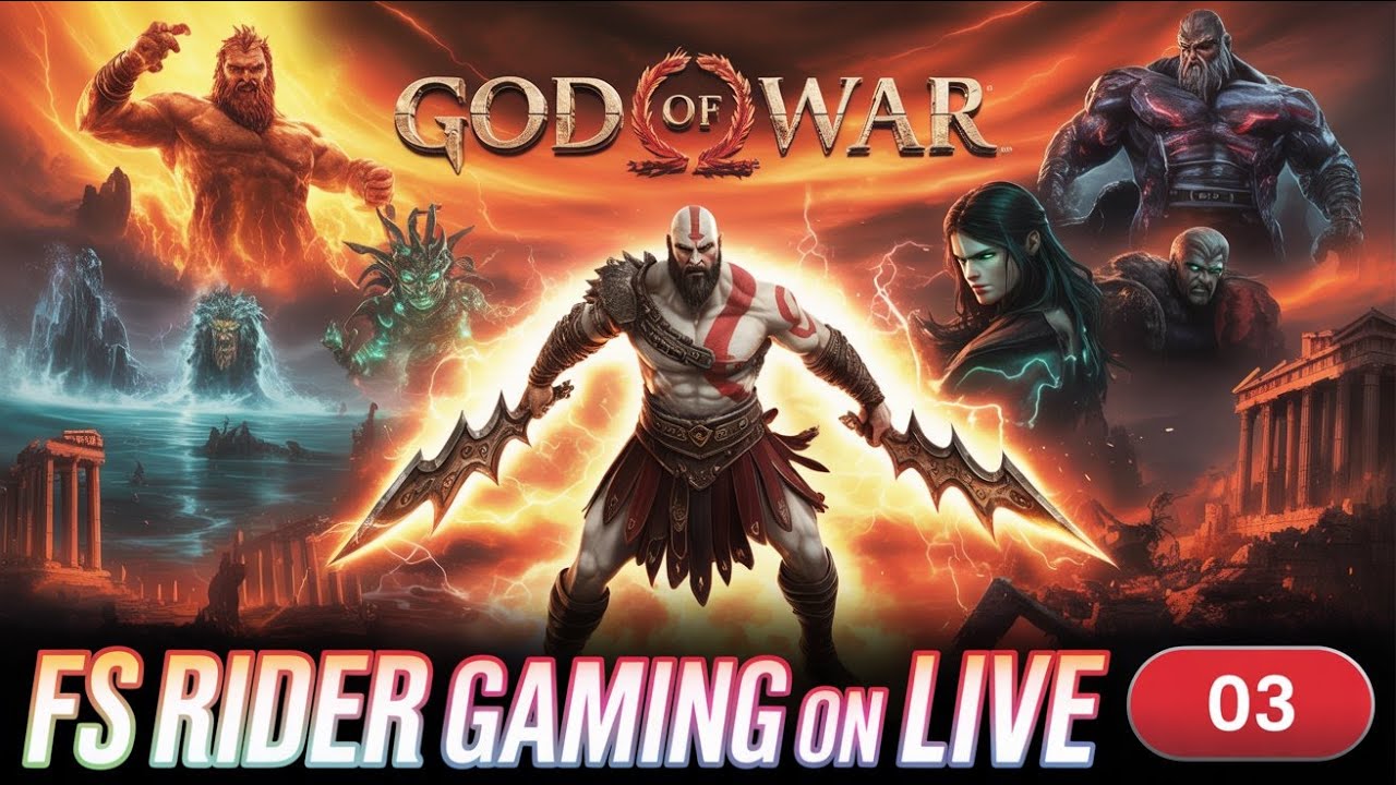 KRATOS UNLEASHED! ⚔️ God of War PS2 Live Part-03 | Epic Boss Battles