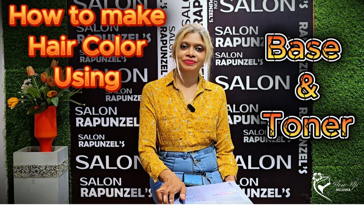Hair Color කරන්න කලින් Base එකයි Toner එකයි එක්ක Hair Color එකක් හැදෙන හැටි දැන ගමුද ?