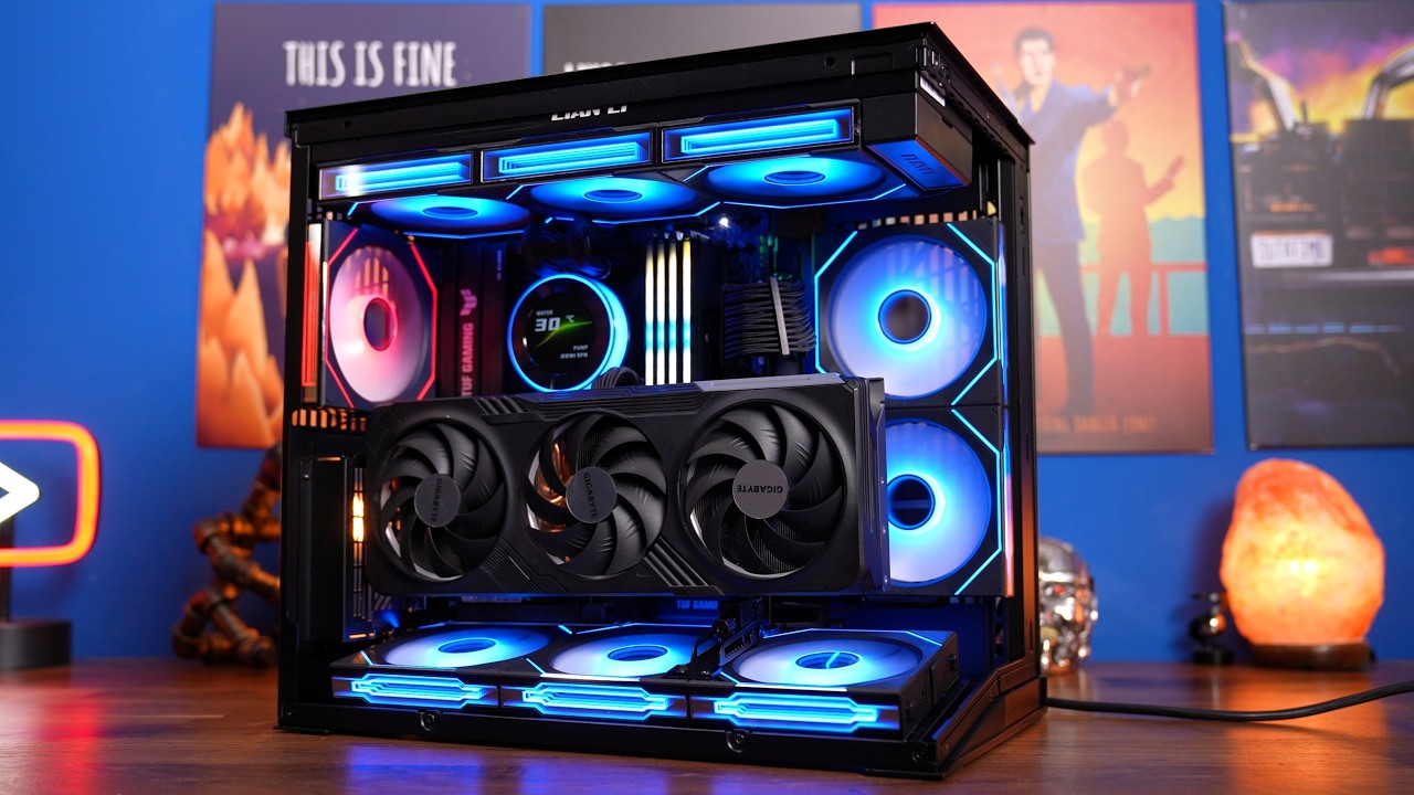 How to vertically mount a GPU in the Lian Li O11D Mini V2 PC case