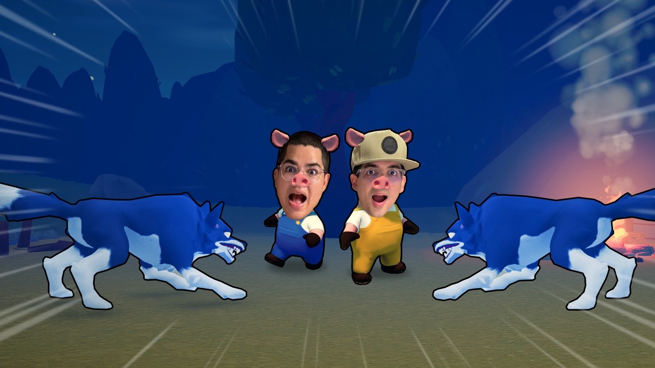 VIRAMOS PORQUINHOS E TEMOS QUE SOBREVIVER NA NOITE DOS LOBOS!