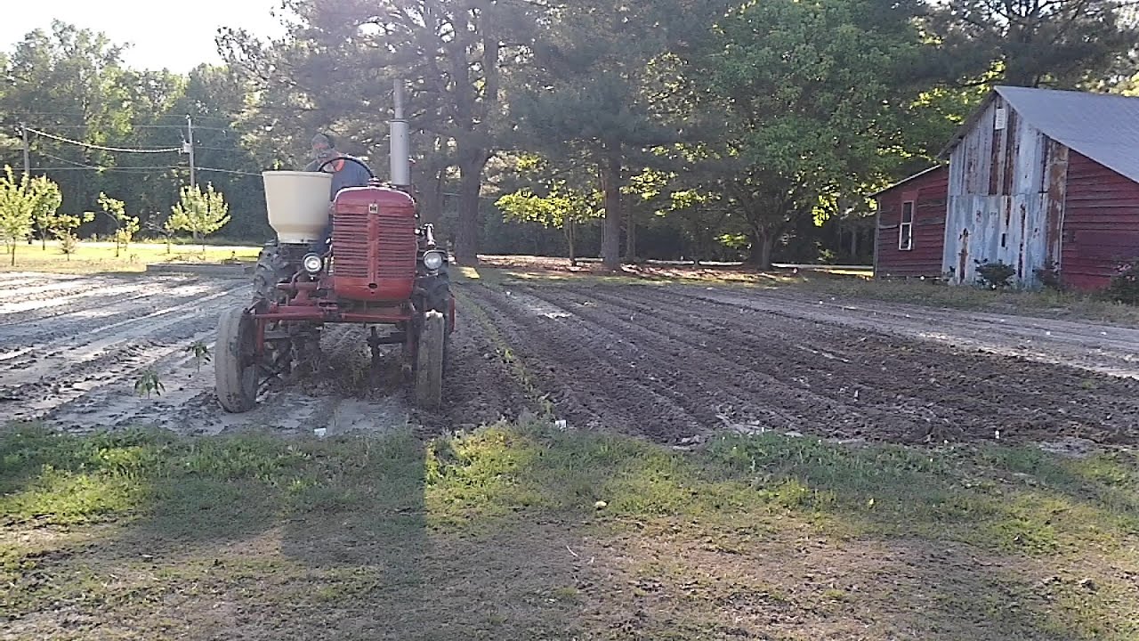 Let's do a little Plowin' in the Garden with the Farmall Super 