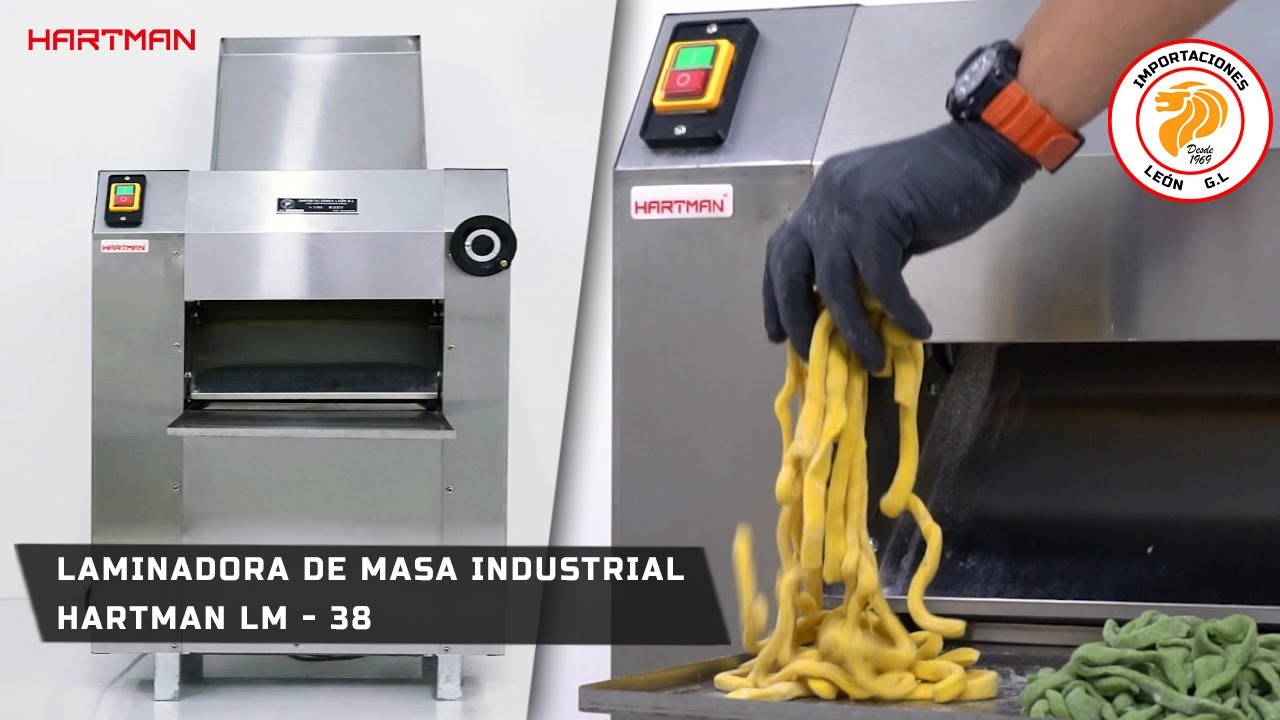 LAMINADORA DE MASA INDUSTRIAL HARTMAN LM - 38 / IMPORTACIONES LEON G.L