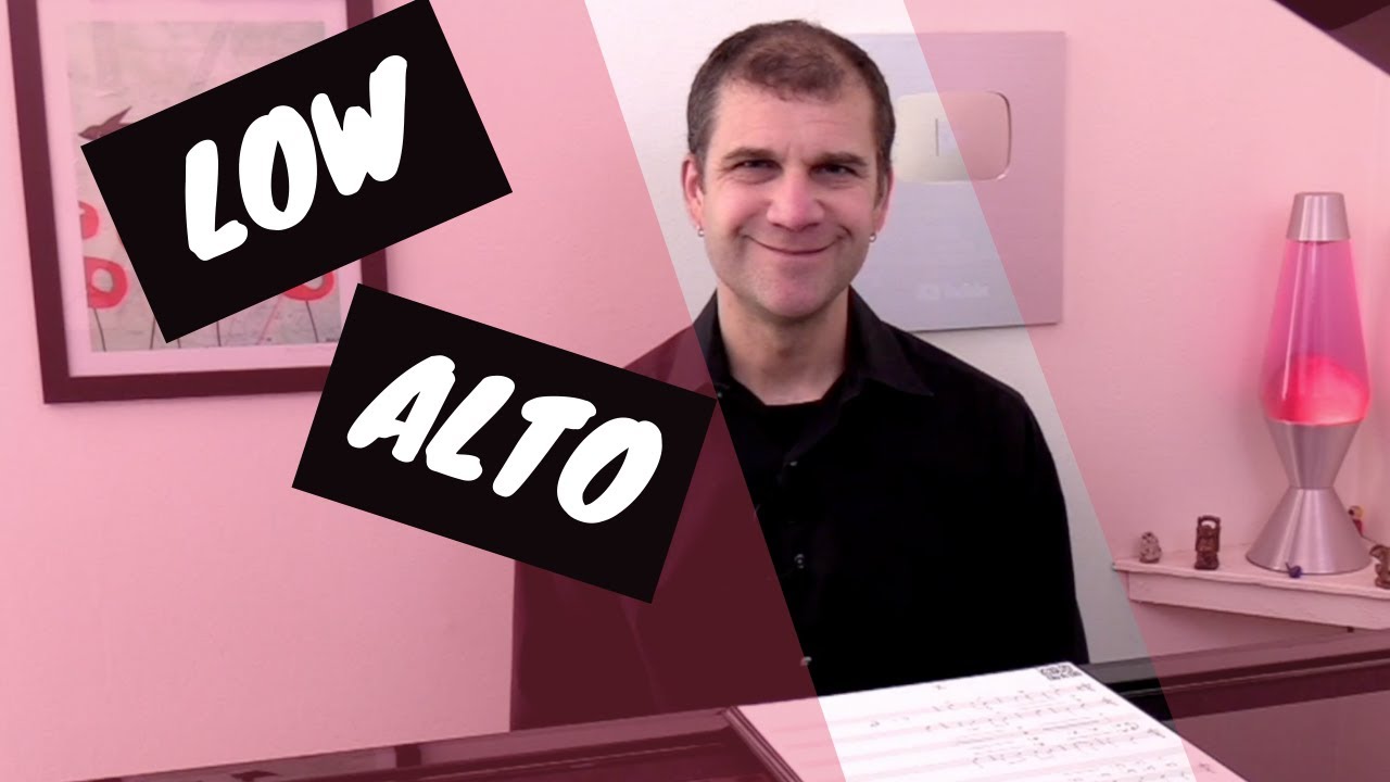 Alto Singing Warm Up  - Low Alto Singing
