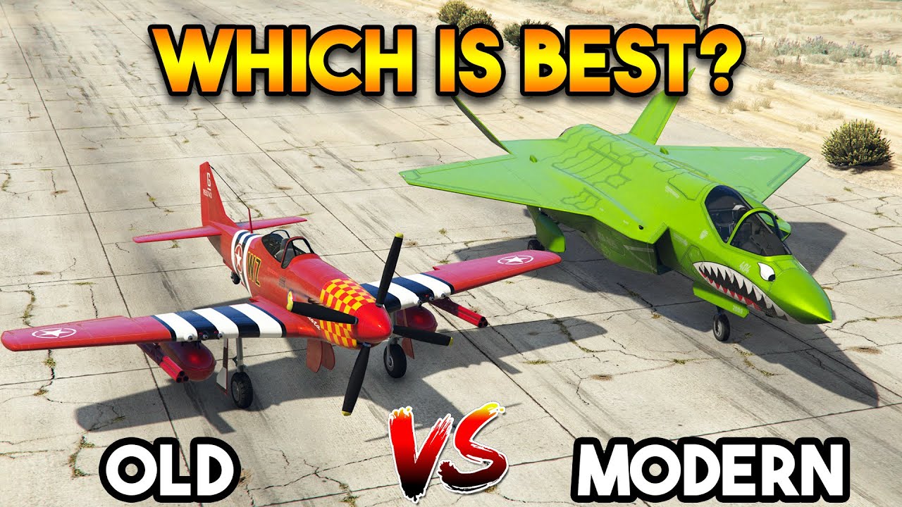 GTA 5 ONLINE : OLD VS PLANE (WHICH IS BEST PLANE?)