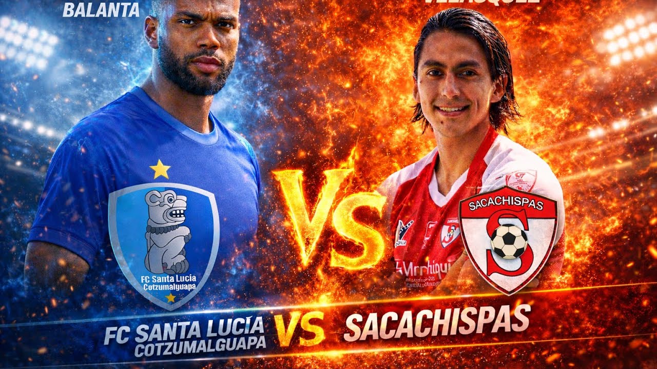 2T- SANTA LUCÍA COTZUMALGUAPA VS SACACHISPAS PRIMERA DIVISIÓN - CLAUSURA 26