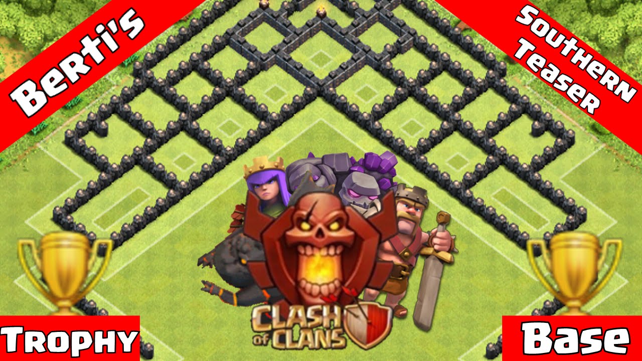 ✅Clash Of Clans: ADVANCE TH9 Trophy Push Base - Berti's Southern Teaser BEST Town Hall 9 Base 2019