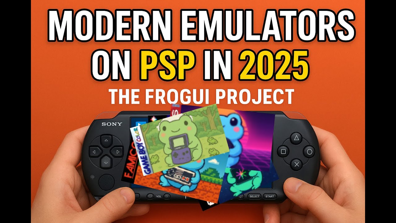 Modern Emulators on PSP in 2025 — The FrogUI Project (Rambling)