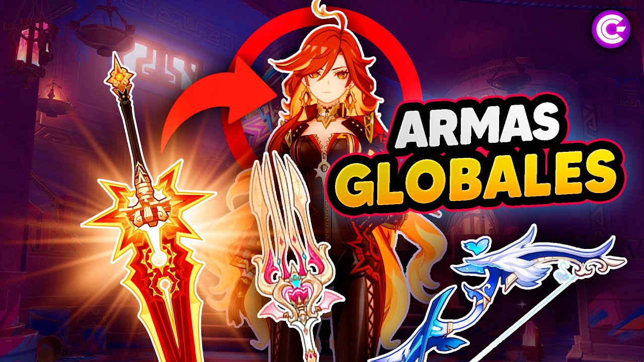 ✅Cuales son las MEJORES ARMAS GLOBALES de Genshin Impact?