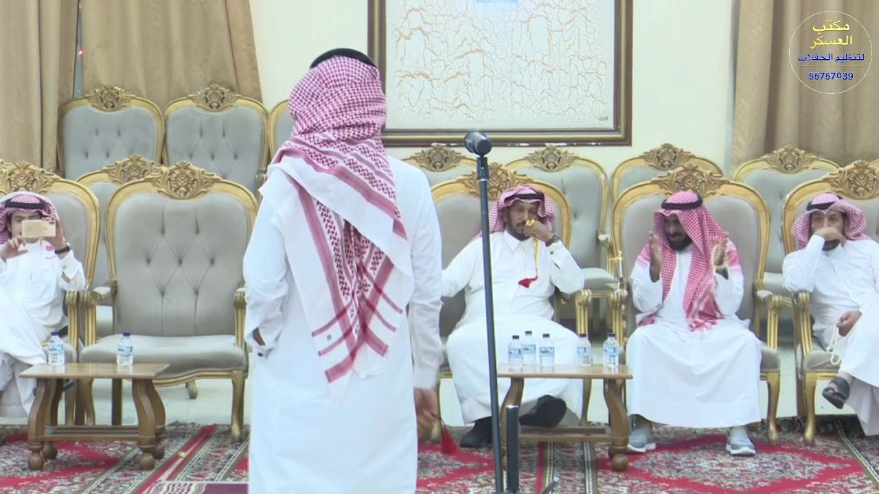 فلاح القرقاح و ذيب الشمري و سعد المحيش و فواز السعيدي حفل عايض الزبني