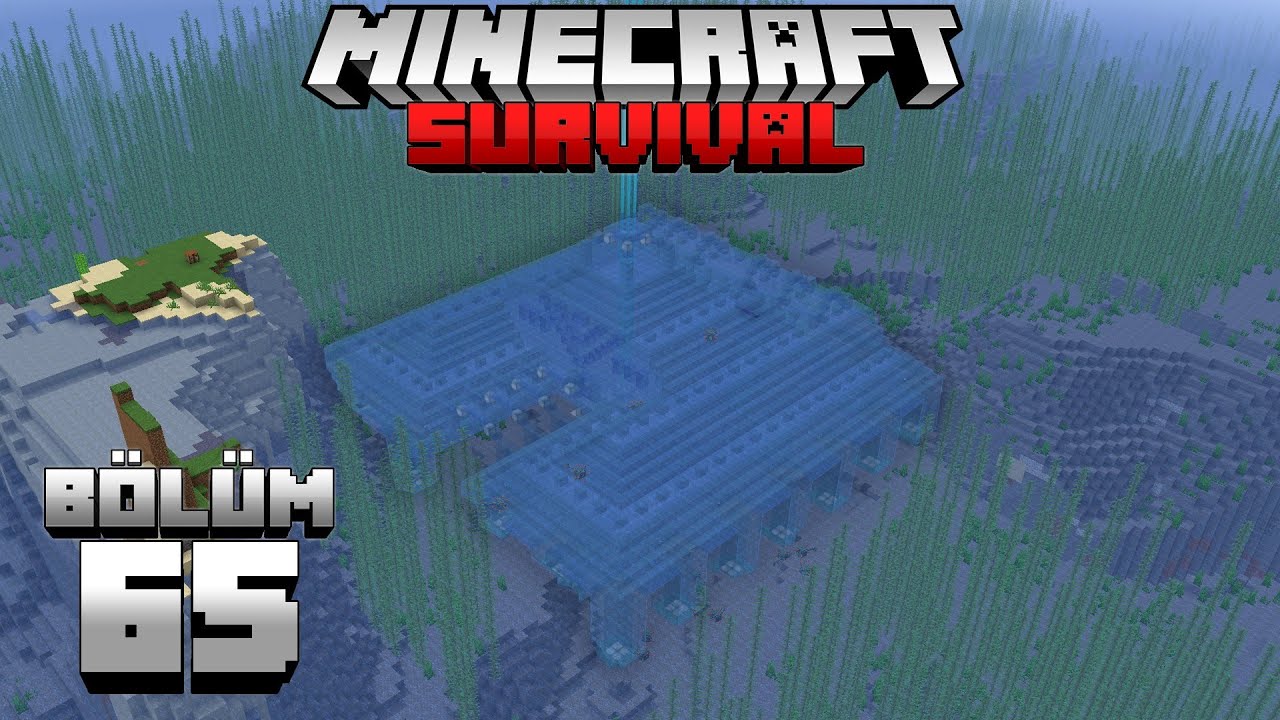 KRİSTAL SUALTI GARDİYAN TAPINAĞI !! ┇Minecraft Survival ▹Bölüm 65