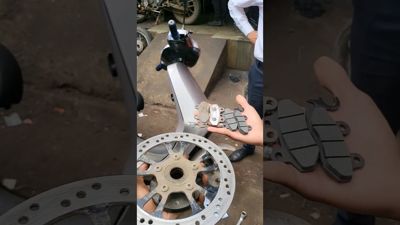 Ola S1 pro Front Disk pad fitting #ola #olas1pro #olaelectric #electricscooter #EV #dmsbikepoint