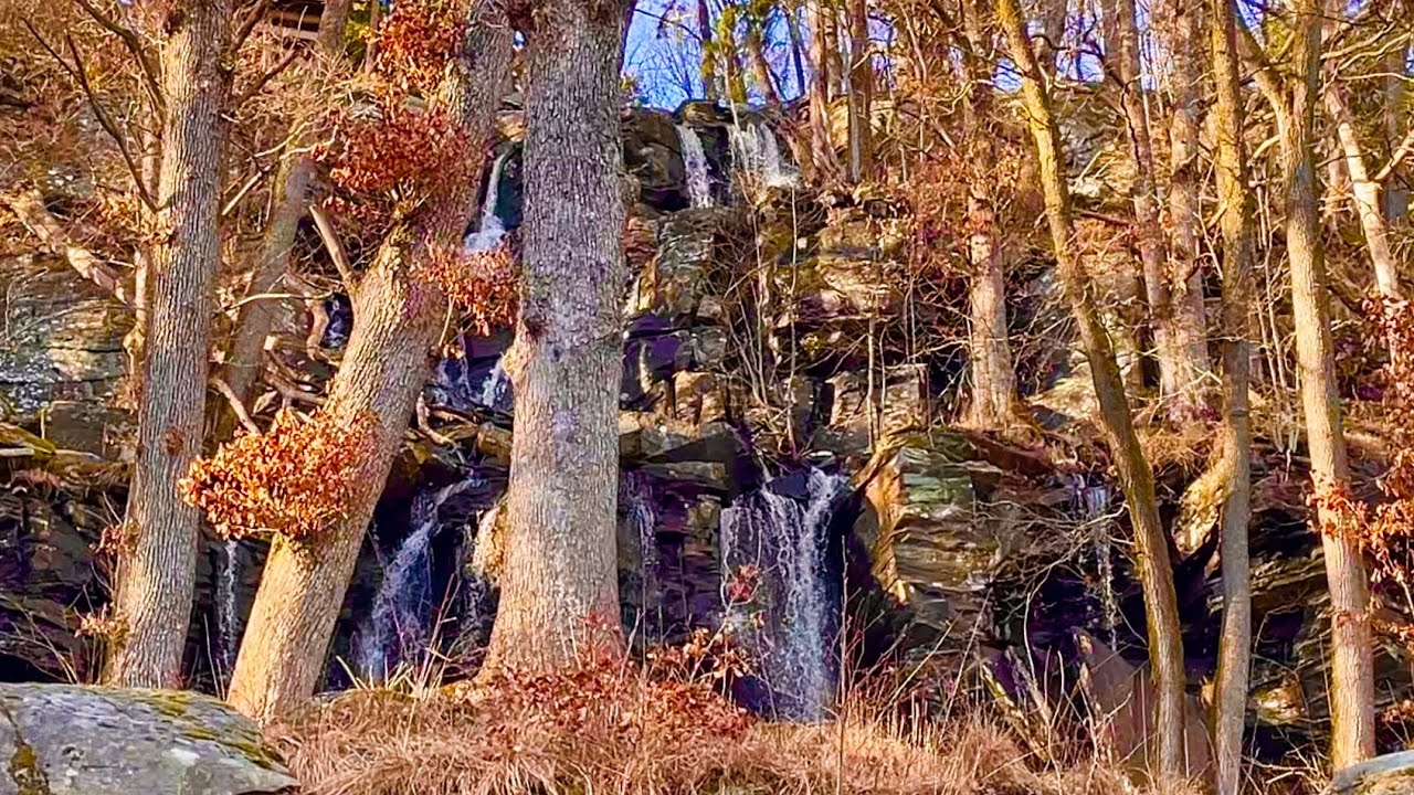 Ramhultafallet - Waterfall in Sätila, Sweden