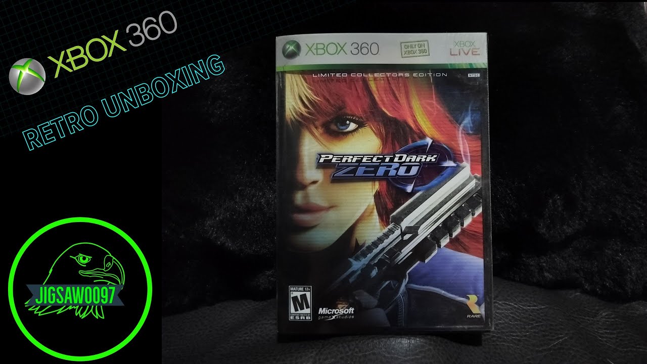 PERFECT DARK ZERO Limited Collector's Edition / Retro Unboxing - XBOX 360