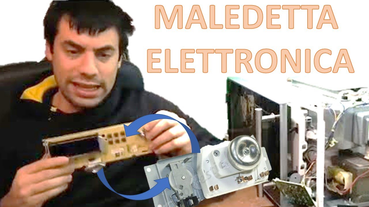 Riparazione forno a Microonde - timer elettromeccanico al posto della scheda elettronica