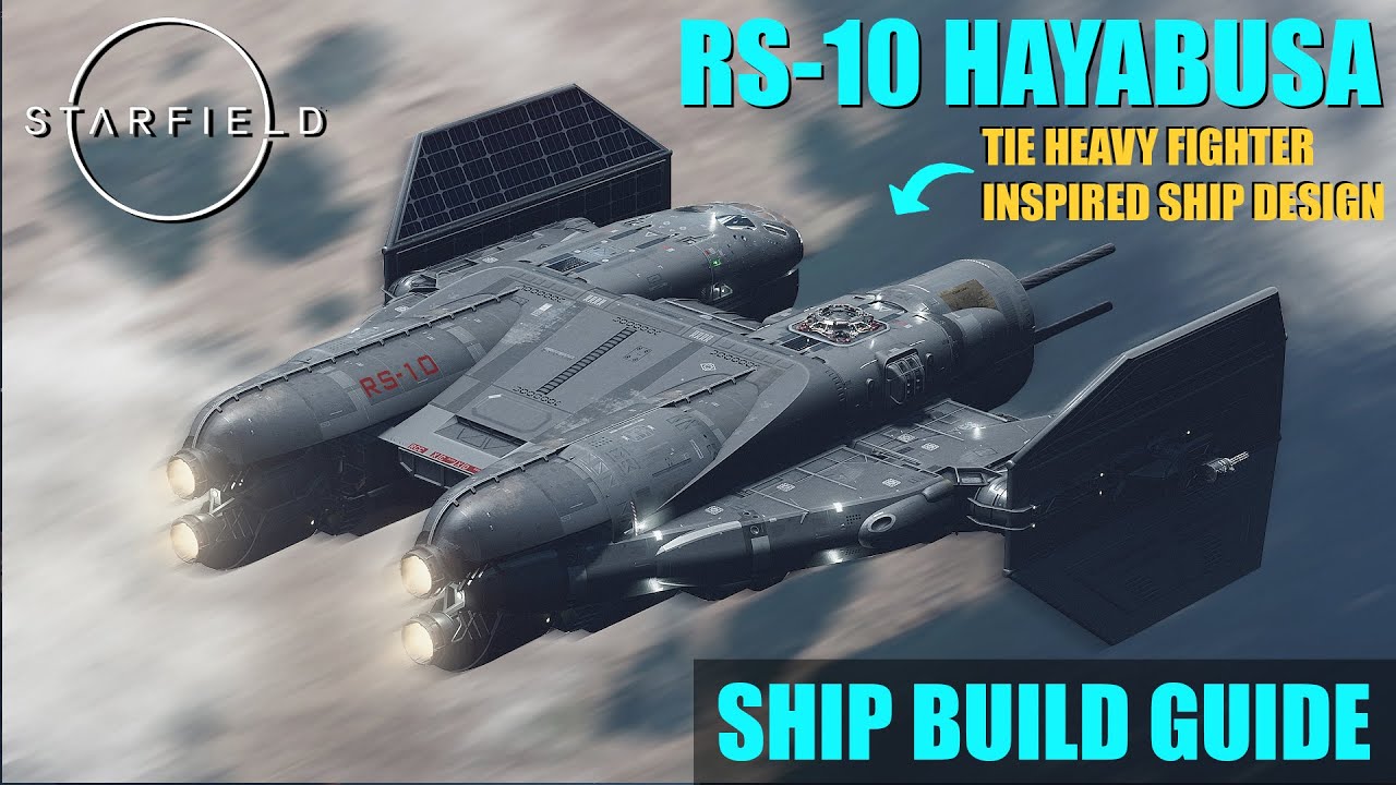 Starfield Ship Building Guide - RS-10 Hayabusa | Ryujin Industries Spec Ops Interceptor
