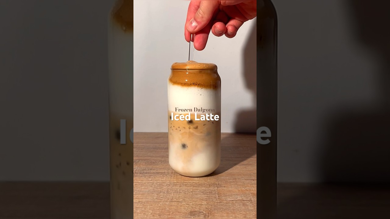 Frozen Dalgona Latte ☕️🤎🧊 