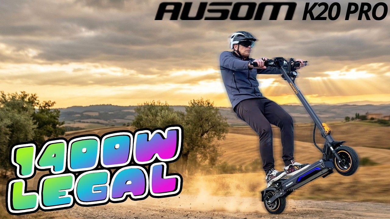 AUSOM K20 pro - МОЩНЫЙ СКУТЕР НАЧАЛЬНОГО УРОВНЯ - ПОЛНЫЙ ТЕСТ