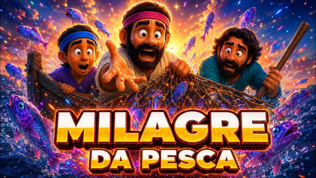 🎣Lança a Rede – Música Cristã Infantil / Christian Kids Song – Sol Maior
