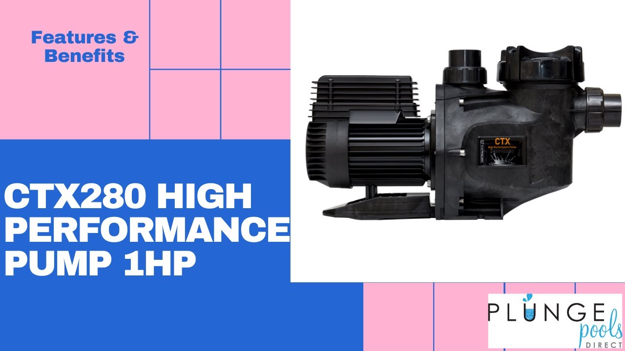 CTX 280 High Performance Pump 1HP | Plunge Pools Direct