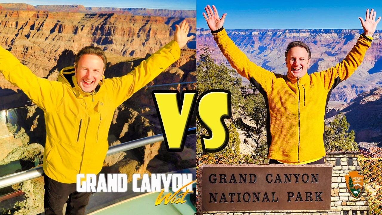 Grand Canyon West Rim vs South Rim