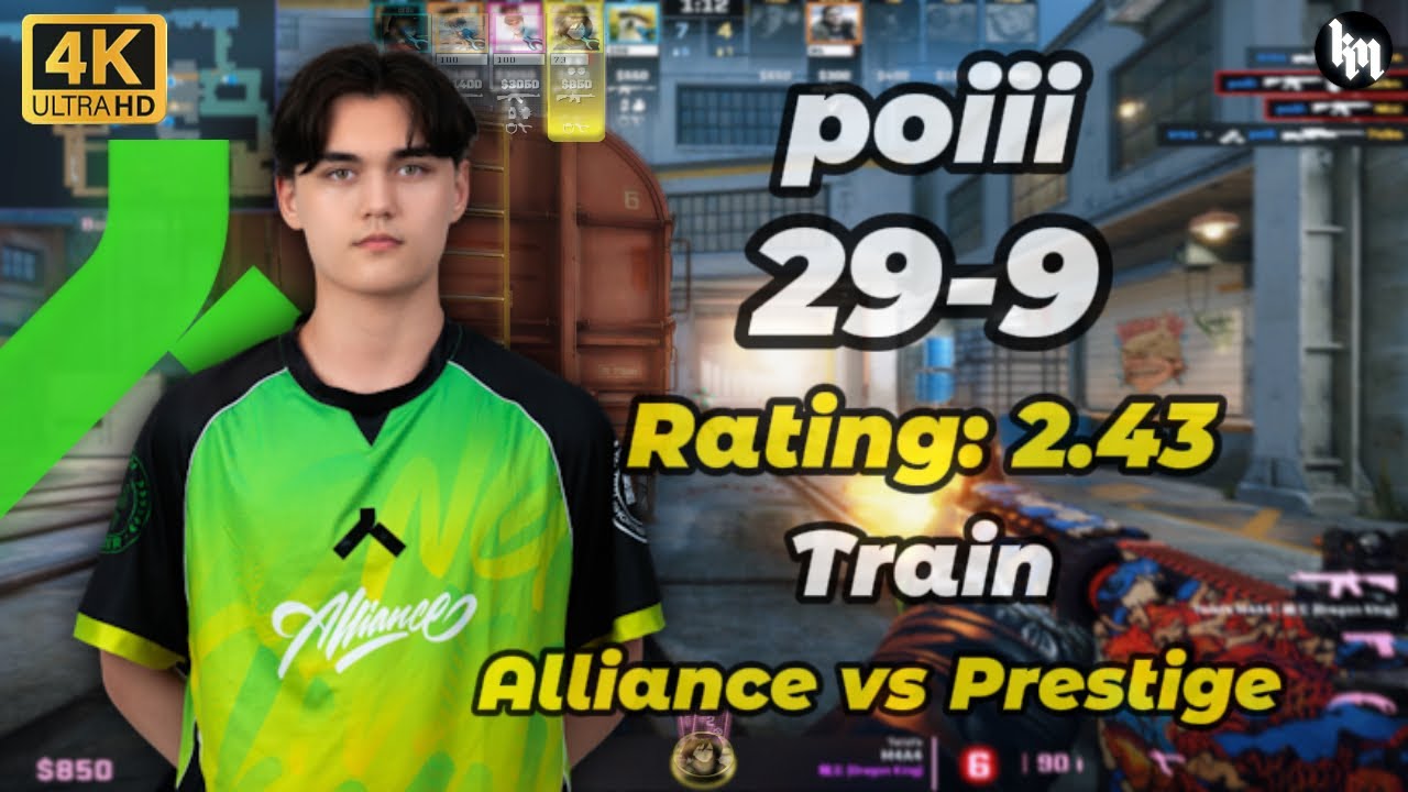 poiii (29-9) Alliance vs Prestige (Train) | DH Knockout Stockholm 2025 - Playoffs #cs2 #poiii #pov