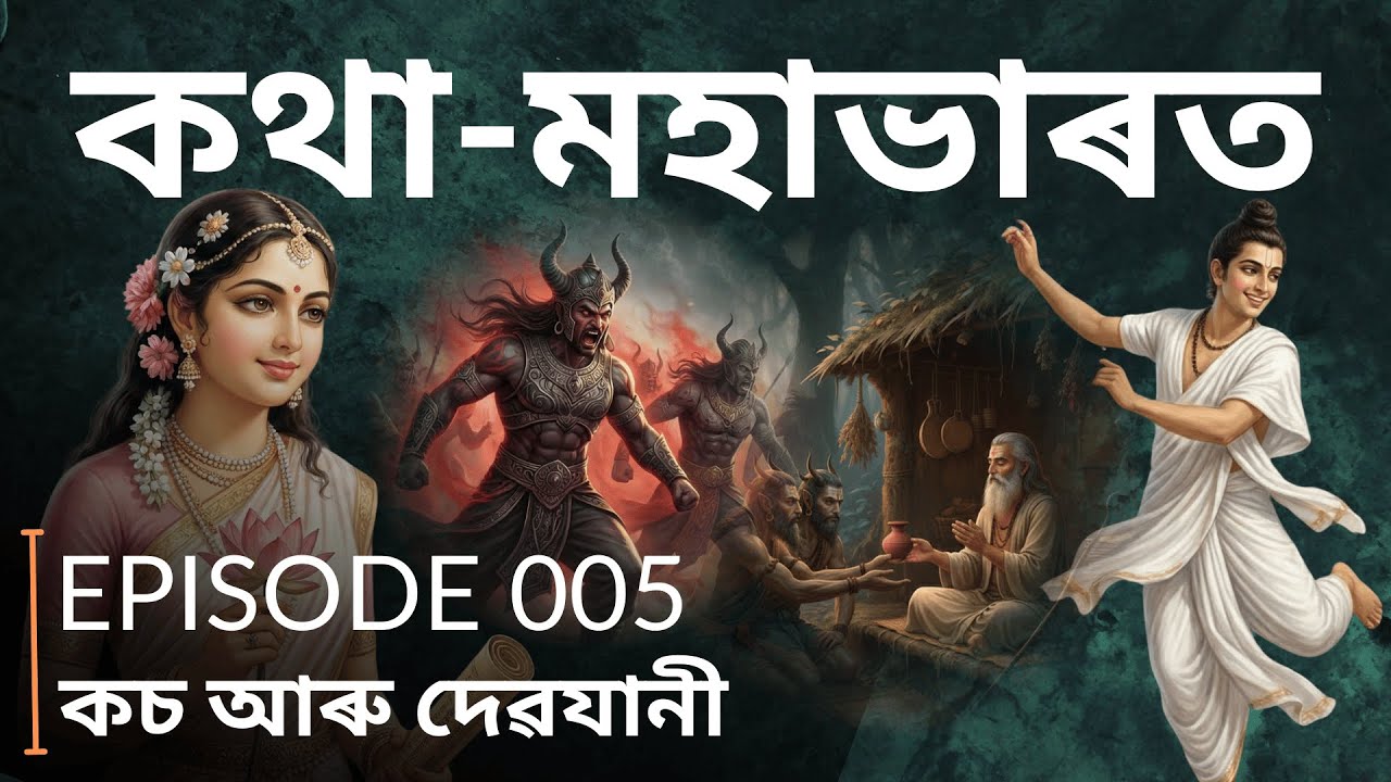 কথা-মহাভাৰত l পঞ্চম খণ্ড। Ep 05 | সঞ্জীৱনী মন্ত্ৰৰ কাৰণে দেৱতা আৰু অসুৰৰ যুদ্ধ | অসমীয়া কাহিনী
