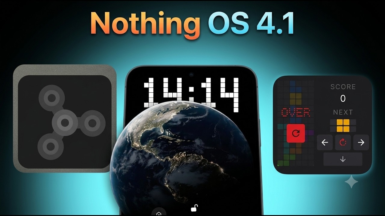 Nothing OS 4.1 Just Dropped | Here's What's New