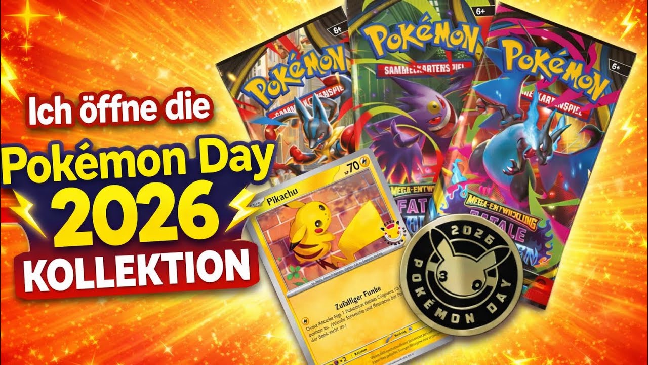 Ich öffne die Pokémon Day 2026 Kollektion! 
