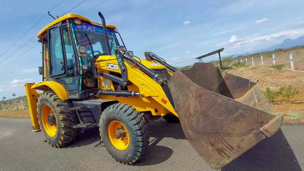 JCB 3DX Machine Going to carry the Banana Plant for Farmer Easy Technique work | jcb video