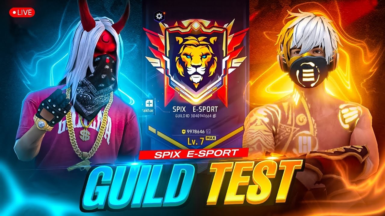 [ LIVE🔴] DAY-18 GUILD TEST MOST DANGEROUS 💀 SPIX E- SPORT 1V3 GUILD TEST❤️ #live #shorts #freefire