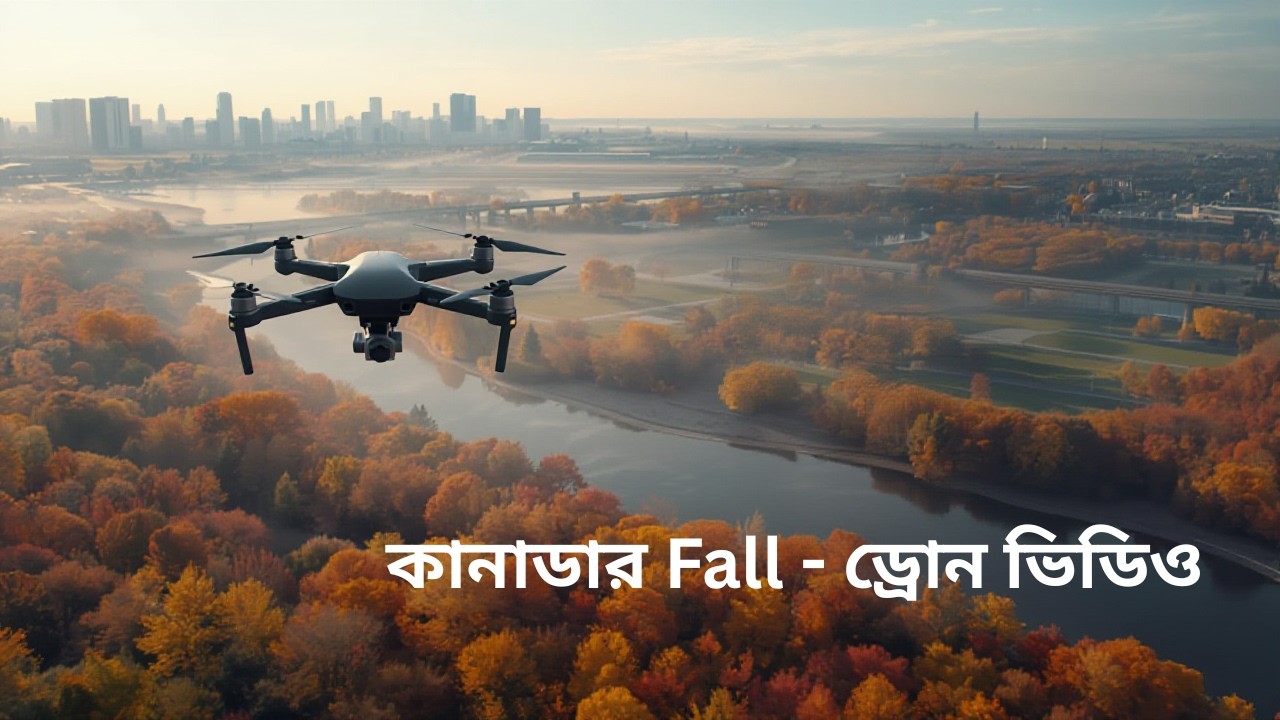 4K রেজোলিউশনে Fall, অসাধারণ রং! 🍁 | ওয়াটারলু, কানাডার চমৎকার ড্রোন ট্যুর