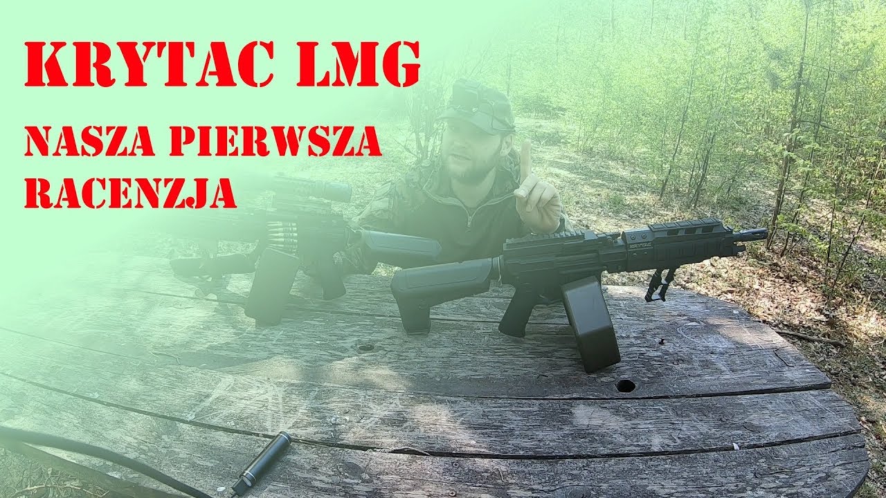 KRYTAC LMG  Nasza pierwsza recenzja :D Recenzja/Test