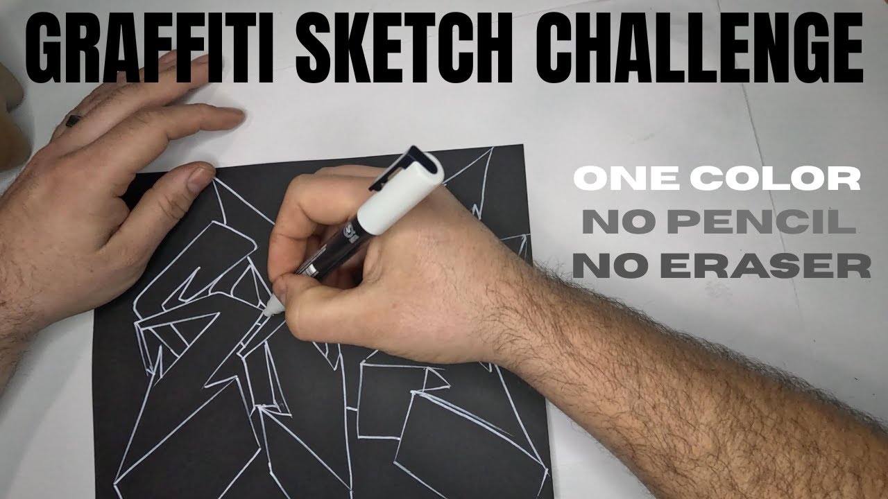 Graffiti sketch challenge