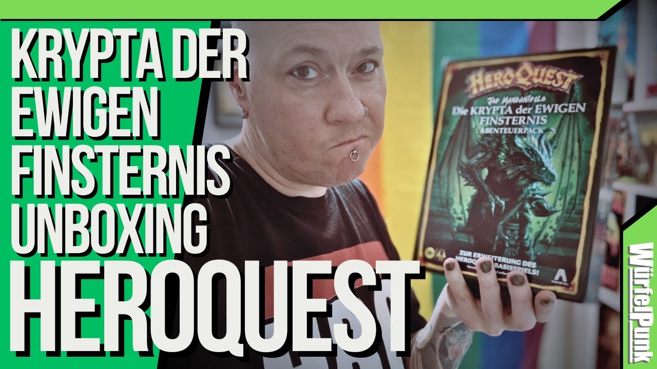 HeroQuest Die Krypta der ewigen Finsternis Unboxing