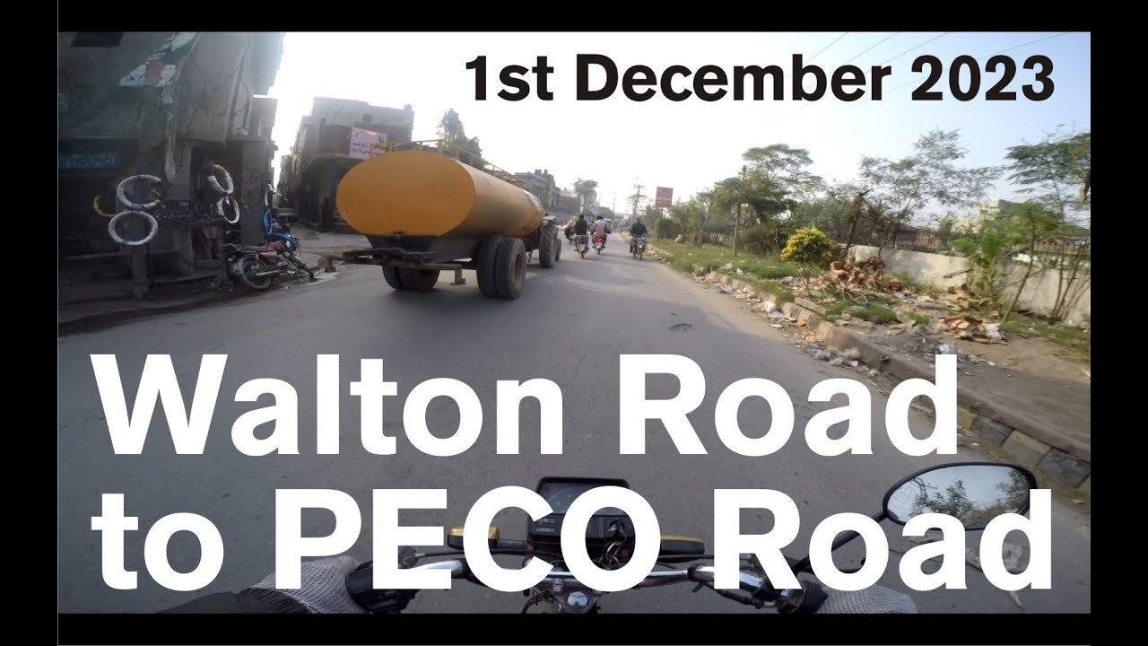 Walton Road to Peco Road 1st December 2023