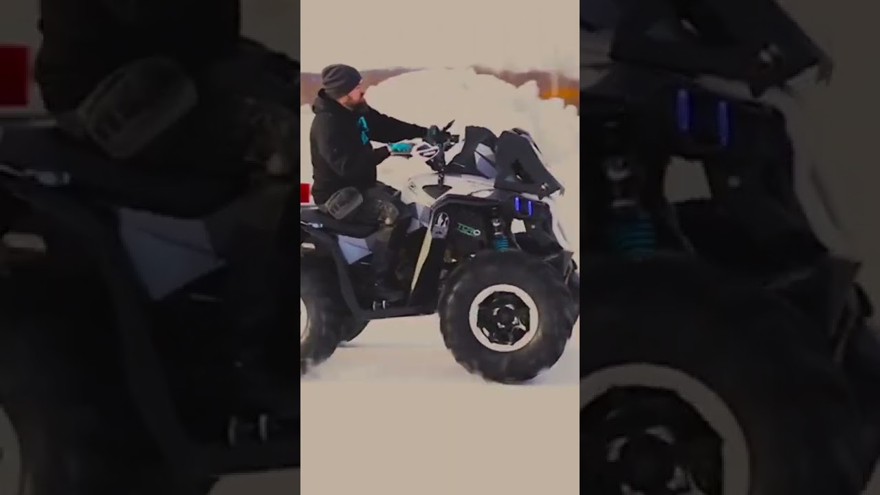 canam renegade xmr with dual apx exhaust from rjwc.