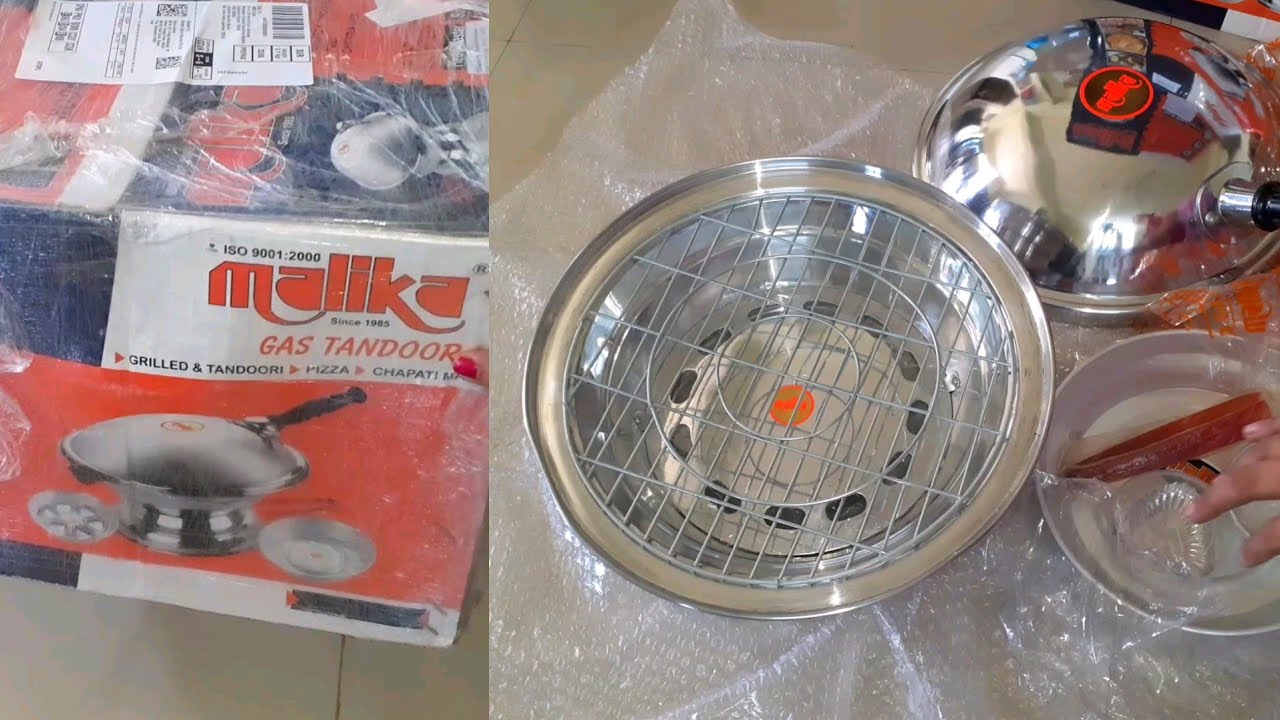 Unboxing Gas Tandoor/How to use gas oven||malika gas tandoor