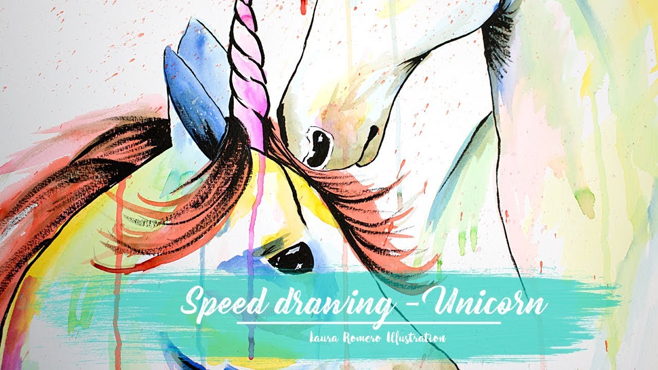 DIBUJANDO A UNICORNIO | LAURA ROMERO ILLUSTRATION