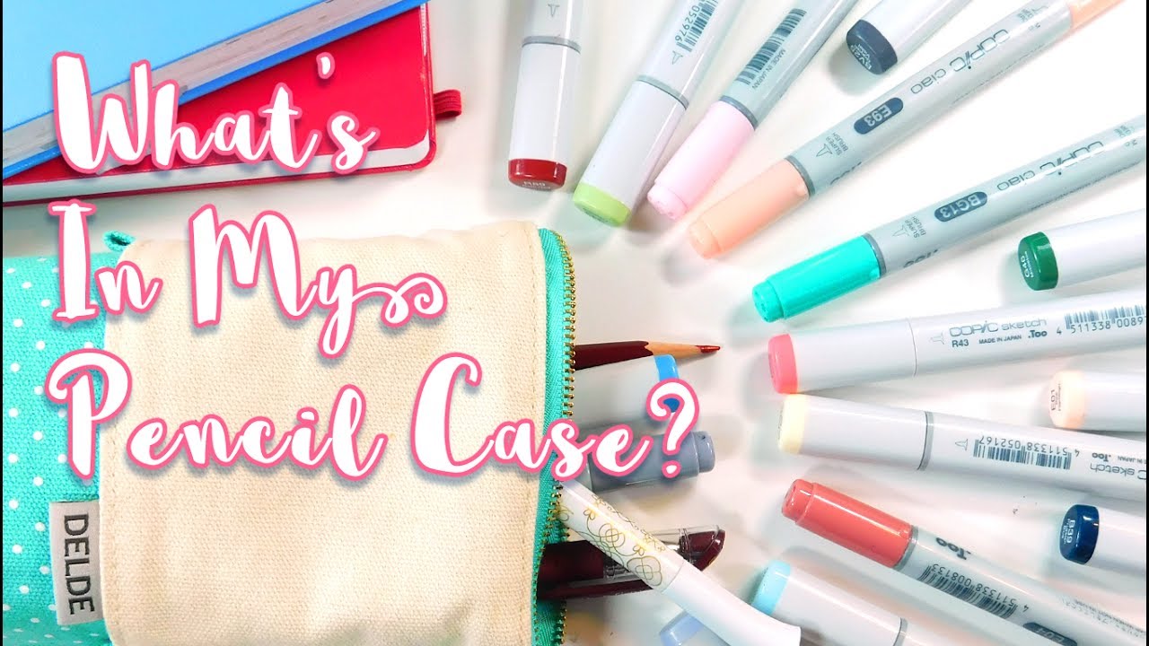 What's In My PENCIL CASE?! (2017) - MissKerrieJ -